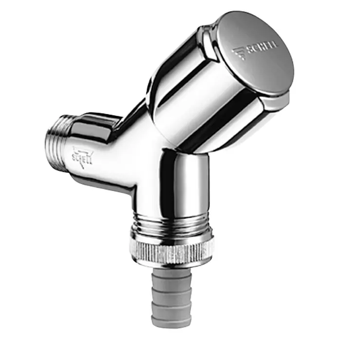 Schell Geräteanschlussventil Comfort 2 - ½″/¾″, Verchromt - Vorderansicht