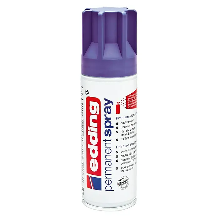 Edding Permanent Spray - Lila, 200 ml - Vorderansicht