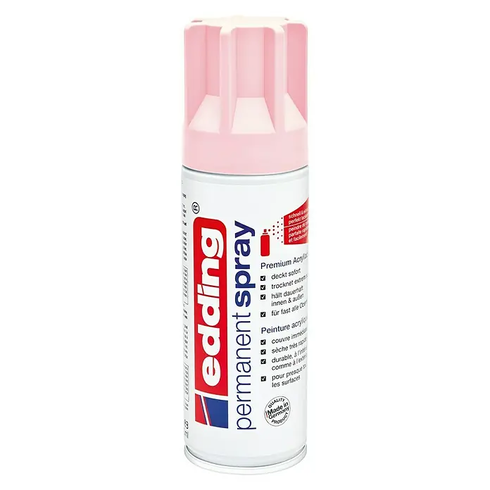 Edding Permanent Spray - Pastellrosa, 200 ml - Vorderansicht