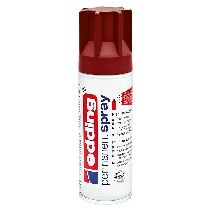 Edding Permanent Spray - Purpurrot, 200 ml - Vorderansicht
