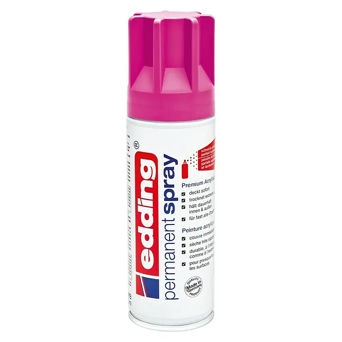 Edding Permanent Spray - Magenta, 200 ml - Vorderansicht