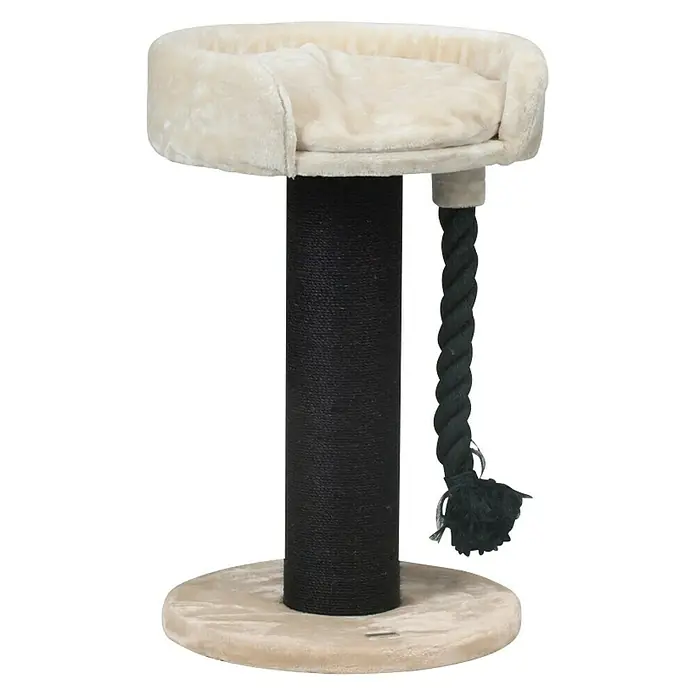 Beeztees Kratzbaum Tura - 60 x 60 x 100 cm, Creme - Vorderansicht