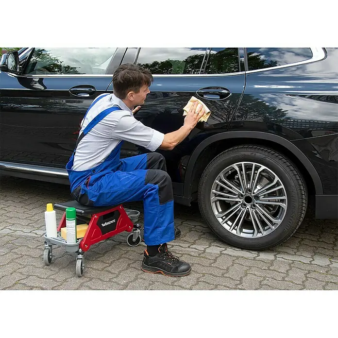 Wisent Montage-Rollhocker - 68 x 37 x 38,5 cm, Belastbarkeit: 135 kg