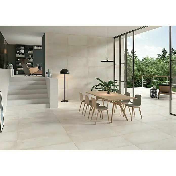 BHS Showroom Pavimento porcelánico Suave Stoneage - 60 x 120 cm, Arena, Rectificado