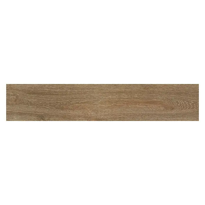 BHS Showroom Pavimento porcelánico Suave Sanford - 23 x 120 cm, Marrón, Rectificado