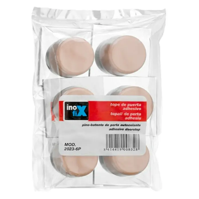 Inofix Tope de puerta 2023 6 uds. - Plástico, Beige