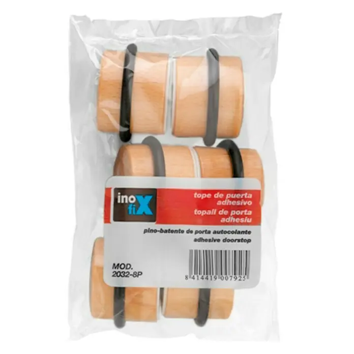 Inofix Tope de puerta 2032 6 uds. - Madera, Haya