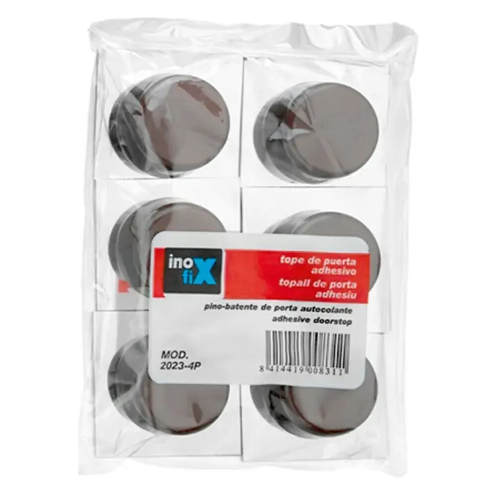 Inofix Tope de puerta 2023 6 uds. - Plástico, Marrón