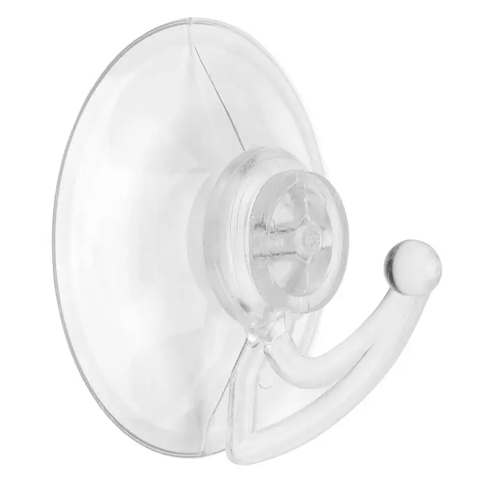 Inofix Colgador con ventosa 1207 - Blanco, 4 ud.