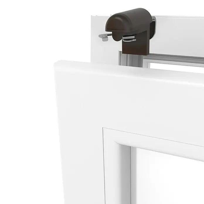Expo Ambiente Nosač za bambus rolo - 2 Kom., Prikladno za: Aluminijske žaluzine, Smeđe boje - Detaljan prikaz