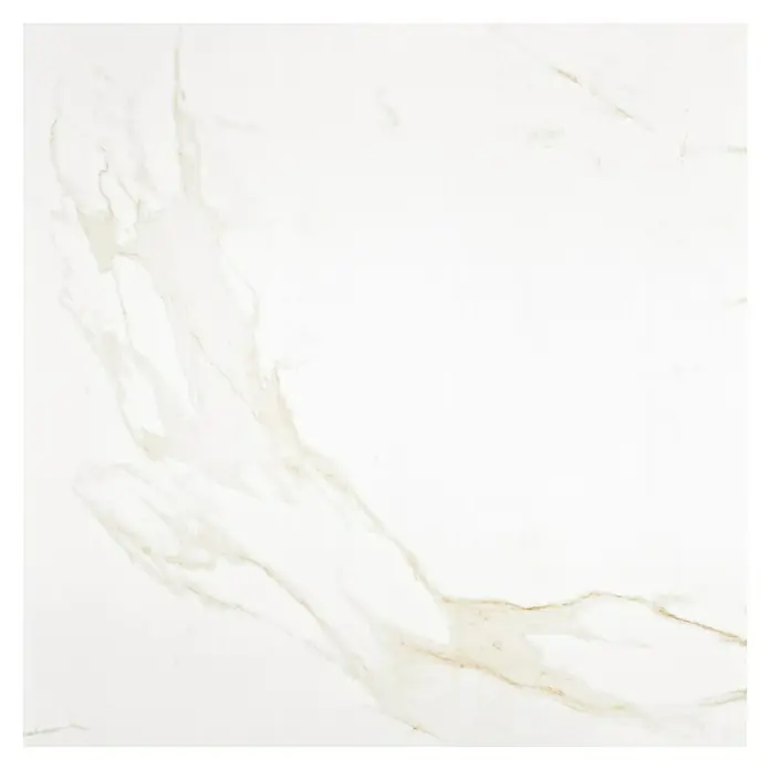 BHS Showroom Pavimento porcelánico Syros - 75 x 75 cm, Oro, Rectificado, Marmolado