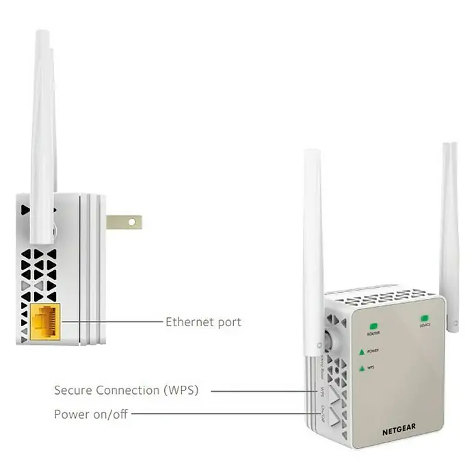 Repetidor WiFi Netgear EX6120 - Blanco, Potencia: 8.218 W