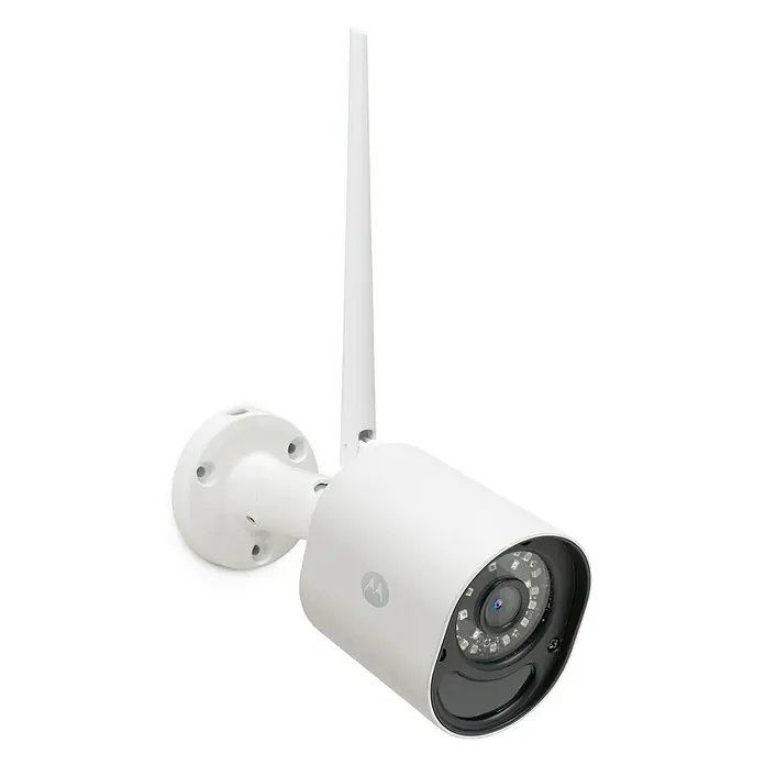 Motorola Cámara IP de exterior Focus 72 - Blanco, Funcionamiento en red, Resolución: 720 píxeles, IP66
