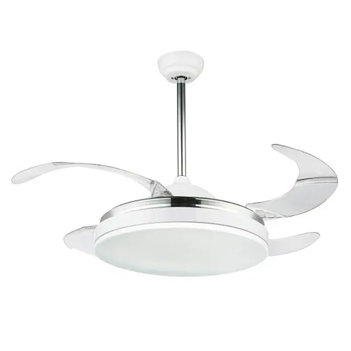 Globo Ventilador de techo Cabrera - Blanco, Ø x Al: 100 x 62,5 cm