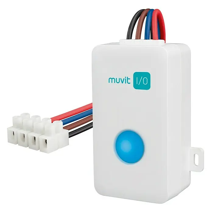 Muvit iO Conmutador WIFI - Blanco, Montaje en la pared, Plástico, 10 A