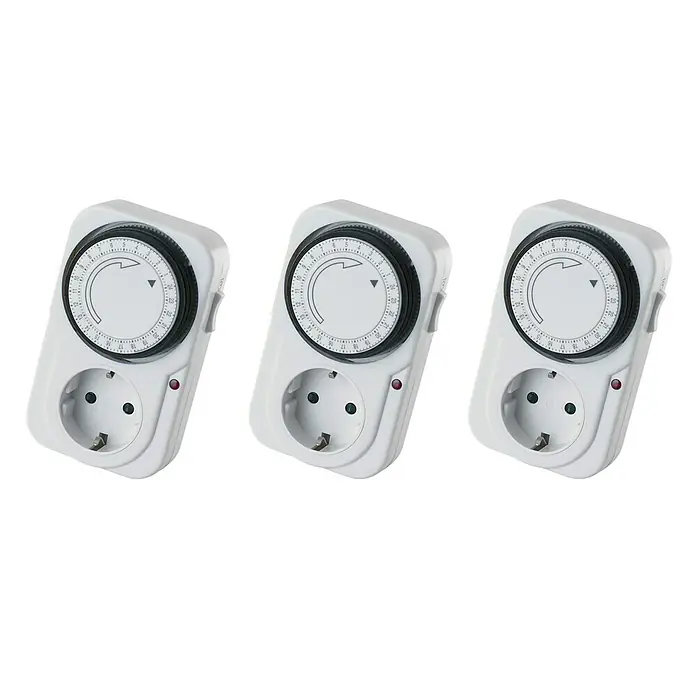 Electraline Temporizador Timer Manual semanal - Blanco