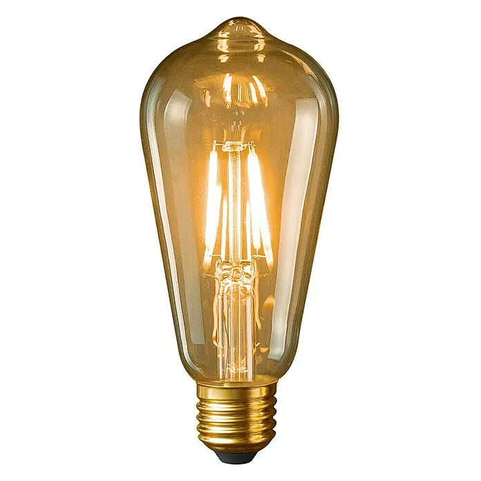 Muvit Bombilla LED inteligente Filamentos Edison - E27, 5,5 W, 470 lm