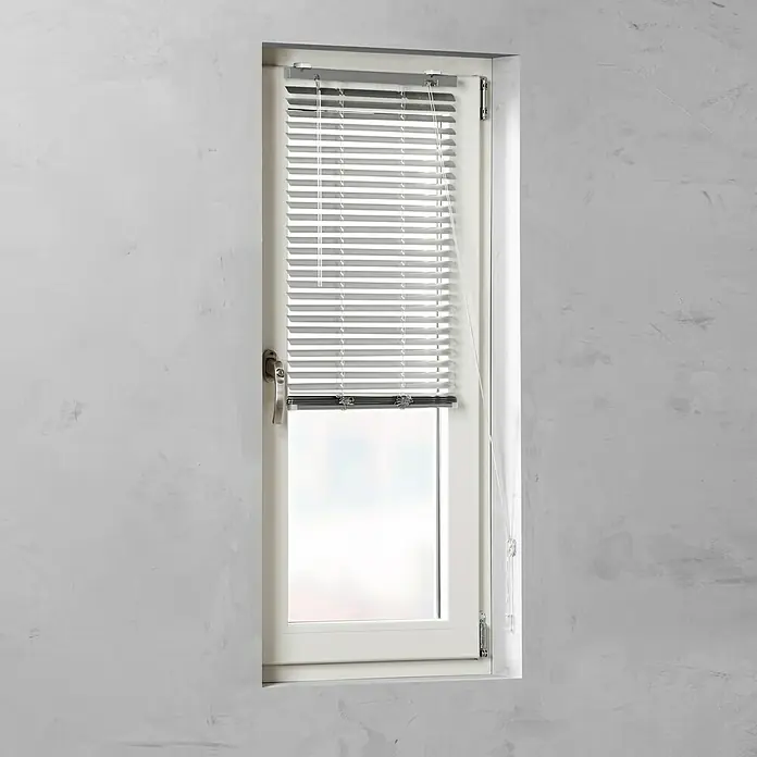 Expo Ambiente Žaluzina KT - Š x V: 90 x 130 cm, Srebrne boje, Aluminij - Pogled sprijeda