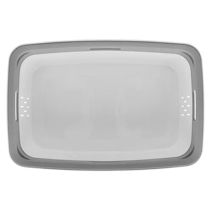 KIS Chic Wäschekorb Mosaic - L x B x H: 39 x 59 x 27 cm, Grau