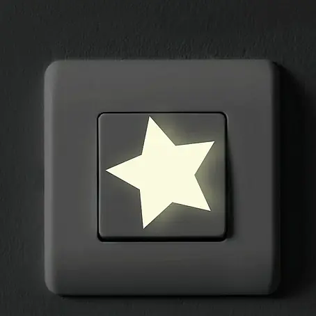 Adhesivos decorativos luminosos estrellas