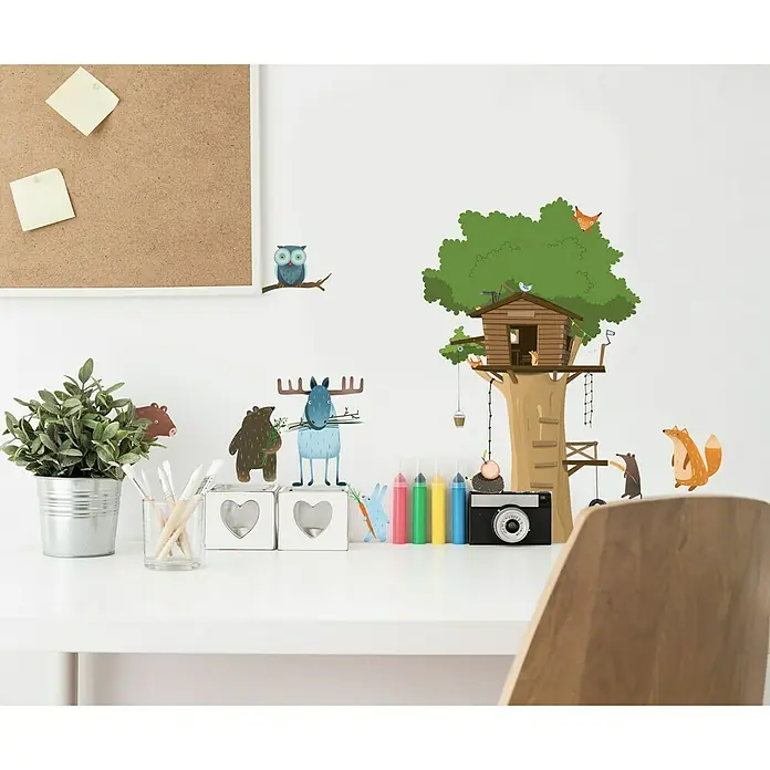 Adhesivos decorativos - Natural, Multicolor, 48 x 68 cm - Foto ambiente