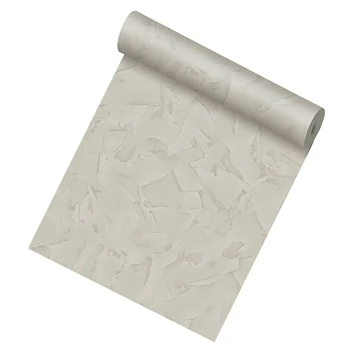 Rasch Vliestapete - Taupe, Putzoptik, 10,05 x 0,53 m