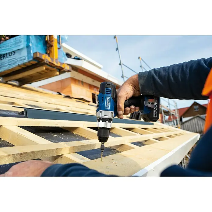 Scheppach Akku-Bohrschrauber 20 V Pro Series - 20 V, 1 Akku, 2 Ah, Leerlaufdrehzahl: 0 U/min - 1.600 U/min