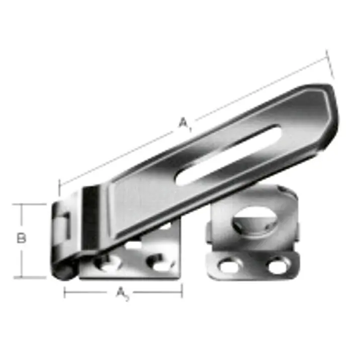 Stabilit Sicherheitsüberfalle - 200 x 50 mm, Verzinkt