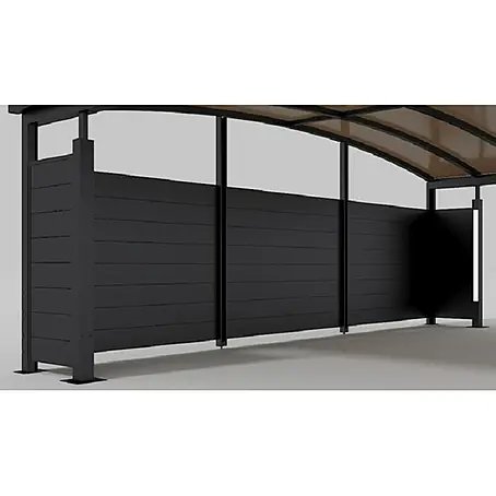 Abson  Endwand für Einzelcarport I