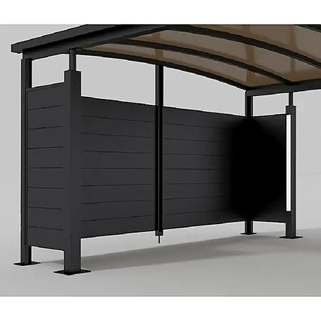 Abson Calux Endwand für Einzelcarport I