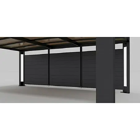 Abson  Endwand für Einzelcarport