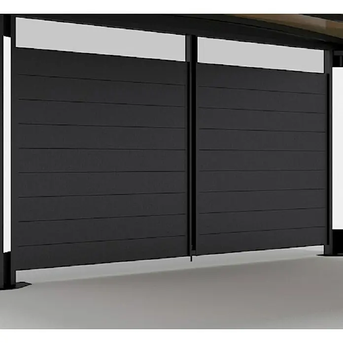 Abson Endwand für Einzelcarport - L x H: 320 x 200 cm, Wandstärke: 19 mm - Detailaufnahme