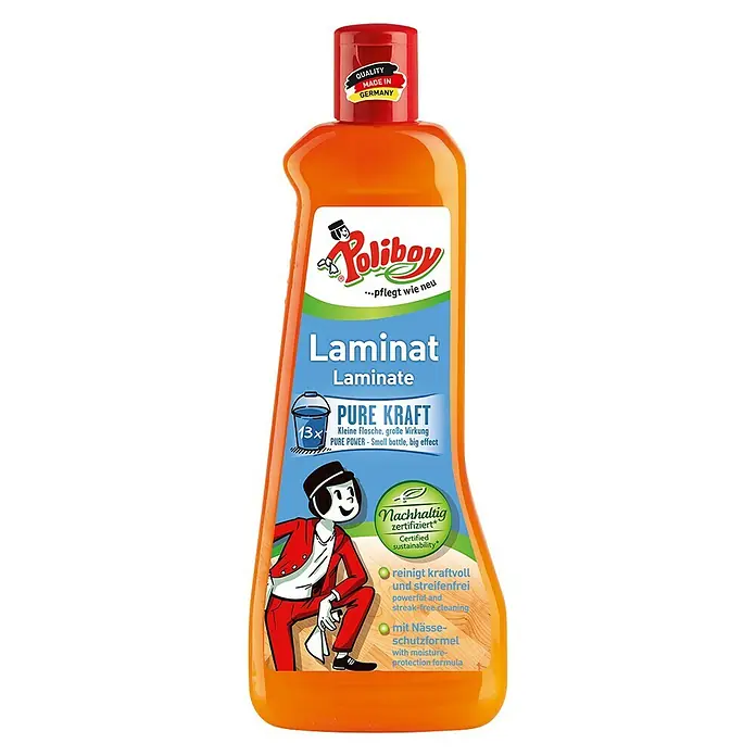 Poliboy Reinigungsmittel Laminat - 500 ml - Vorderansicht