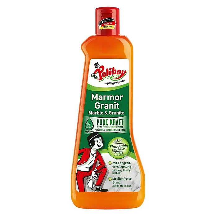 Poliboy Pflegemittel Marmor Granit Pflege - 500 ml, Flasche - Vorderansicht