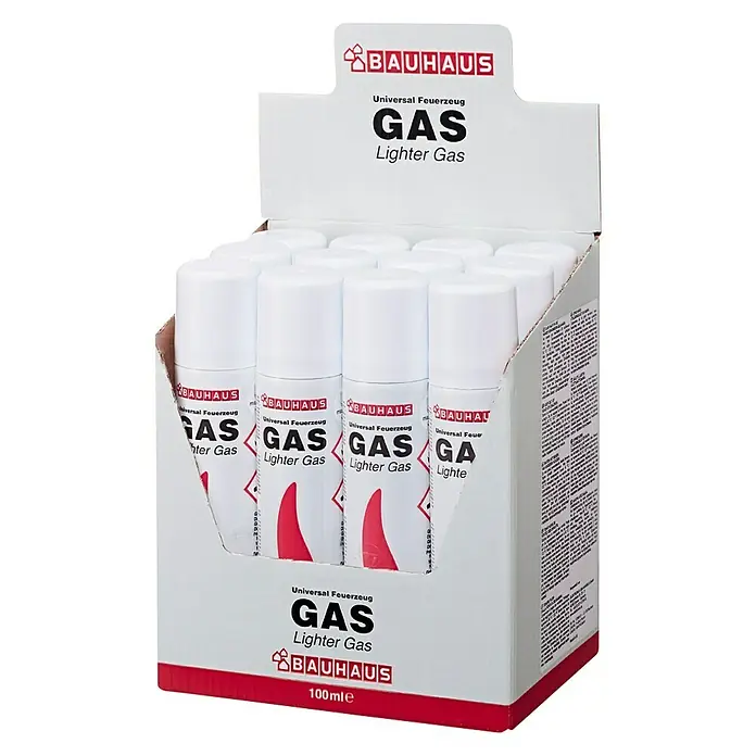BAUHAUS Gas-Nachfüllkartusche LG-100 - 100 ml - Vorderansicht