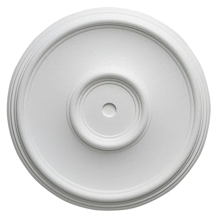 Roseta Elsa - Diámetro: 35 cm, Poliestireno expandido (EPS), Blanco