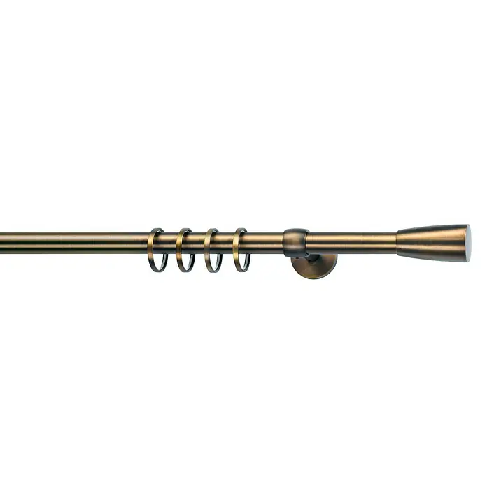 Gardinenstange - Bronze, Länge: 160 cm, Durchmesser: 25 mm