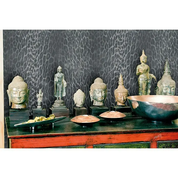 D-c-fix Velvet Edition Samoljepljiva folija s motivom Pamir - Pamir, Snježni leopard, 120 x 45 cm, Samoljepljivo