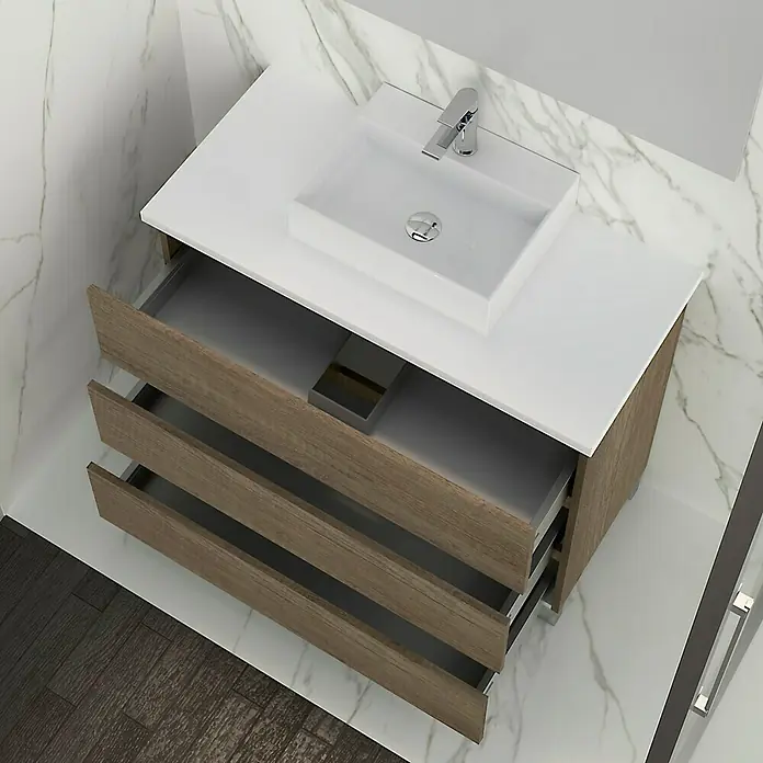 Mueble de lavabo Colours - 46 x 100 x 83 cm, Nebraska, Mate
