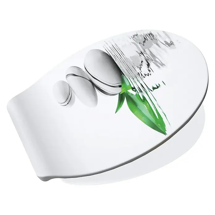 Poseidon WC-Sitz Elegance - Mit Absenkautomatik, Duroplast, Weiß, Abnehmbar