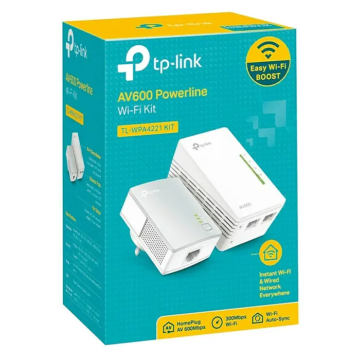 TP-Link Amplificador de señal extensión TL-WPA4221 Kit - Blanco, Potencia: 5,2 W