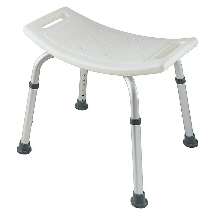 careosan Stolac za kadu - Podešavanje po visini: 37,5 cm - 55 cm, Opteretivost: 110 kg, Bijele boje