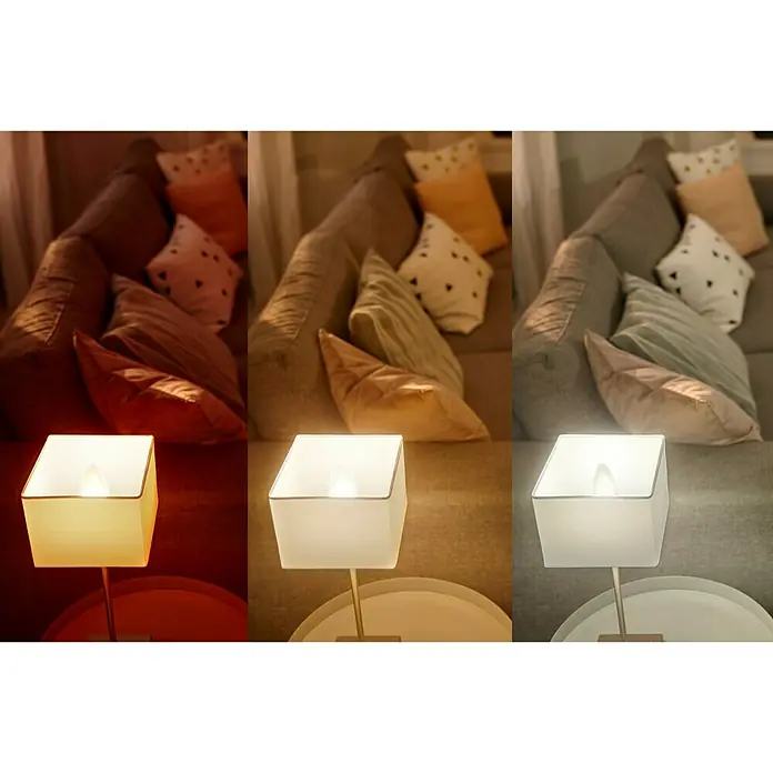 Philips Hue LED žarulja White Ambiance - E14, 5,2 W, 470 lm, Podesiva temperatura boje, 2 kom - Proizvod u upotrebi