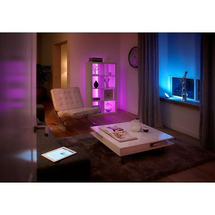 Philips Hue LED-Tischleuchte Bloom - 7,2 W, Weiß, Höhe: 10,1 cm - Anwendungsbeispiel