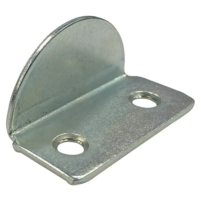 Stabilit Soporte para tableros de aglomerado - L x An: 40 x 19 mm, Plateado, Acero