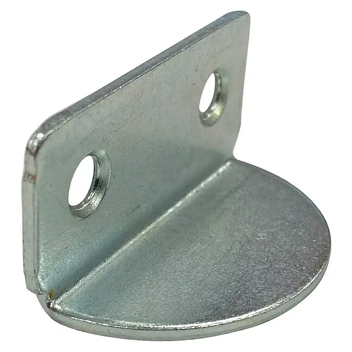 Stabilit Soporte para tableros de aglomerado - L x An: 40 x 19 mm, Plateado, Acero