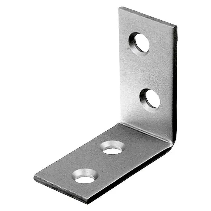 Stabilit Escuadra de silla - L x An x Al: 40 x 40 x 15 mm, 1 ud., Acero inoxidable