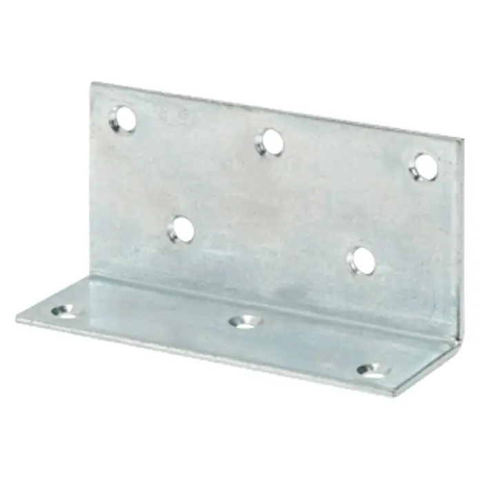 Stabilit Escuadra ancha - L x An: 115 x 60 mm, Plateado, Acero