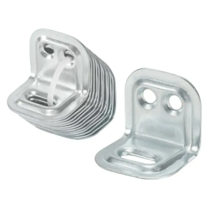 Stabilit Escuadra regulable - L x An x Al: 25 x 30 x 1 mm, 12 ud., Acero, Zincado