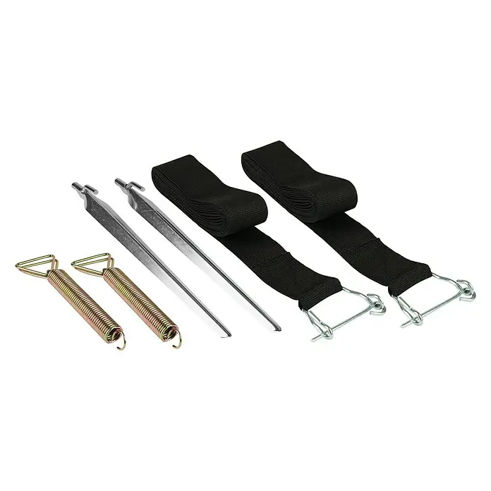 Abspann-Set - Zelte, 6 -tlg. - Ansicht von oben